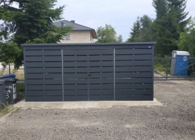 Šiukšlių konteinerių stoginės 161