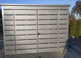 Šiukšlių konteinerių stoginės 9