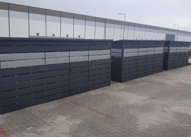 Šiukšlių konteinerių stoginės 63