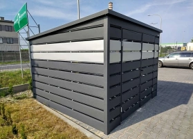 Šiukšlių konteinerių stoginės 414