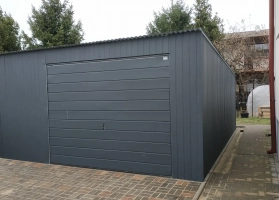 Akrilinės skardos garažų galerija