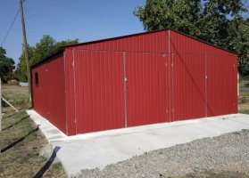 Akrilinės skardos garažų galerija