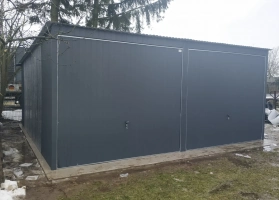 Akrilinės skardos garažų galerija