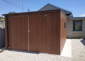 Akrilinės skardos garažų galerija