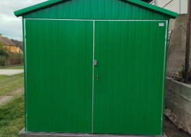 Akrilinės skardos garažų galerija