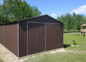 Akrilinės skardos garažų galerija