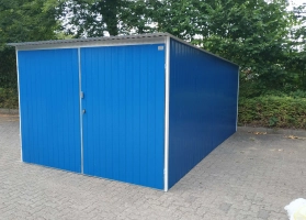 Akrilinės skardos garažų galerija