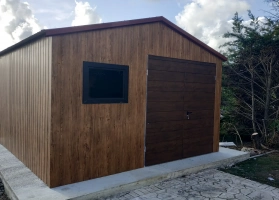 Akrilinės skardos garažų galerija