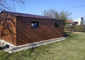 Akrilinės skardos garažų galerija