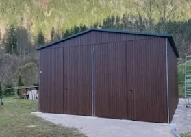 Akrilinės skardos garažų galerija