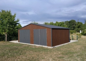 Akrilinės skardos garažų galerija