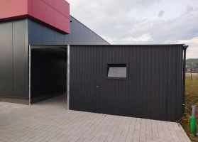 Akrilinės skardos garažų galerija