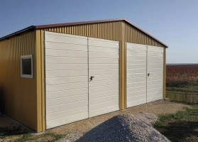 Akrilinės skardos garažų galerija