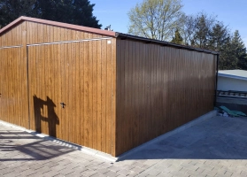 Akrilinės skardos garažų galerija