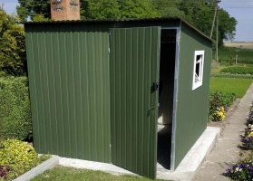 Akrilinės skardos garažų galerija