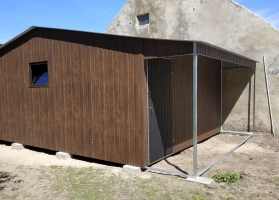 Akrilinės skardos garažų galerija