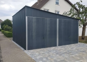 Akrilinės skardos garažų galerija