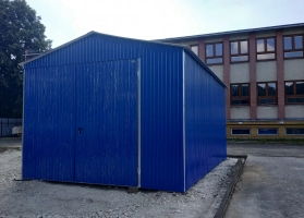 Akrilinės skardos garažų galerija