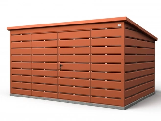 Šiukšlių konteinerių stoginė 1