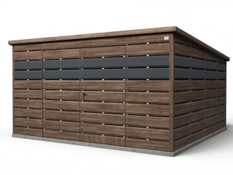 Šiukšlių konteinerių stoginė 1