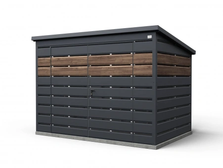 Šiukšlių konteinerių stoginė 8