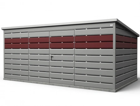 Šiukšlių konteinerių stoginė 14