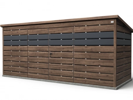 Šiukšlių konteinerių stoginė 12