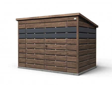 Šiukšlių konteinerių stoginė 12