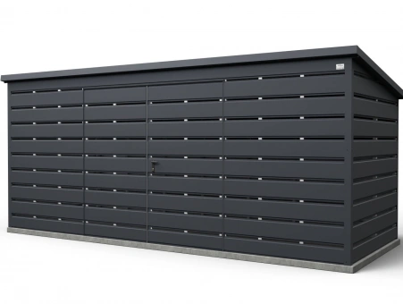 Šiukšlių konteinerių stoginė 7