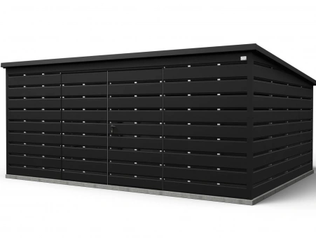 Šiukšlių konteinerių stoginė 9