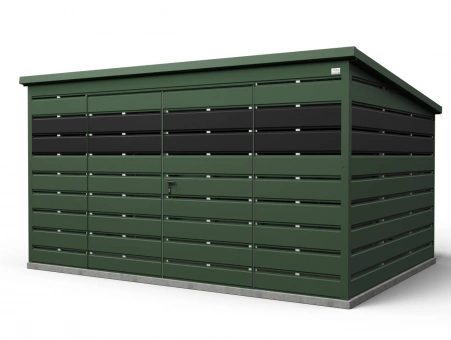 Šiukšlių konteinerių stoginė 15