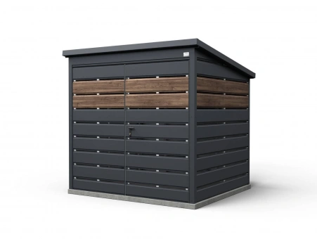 Šiukšlių konteinerių stoginė 11