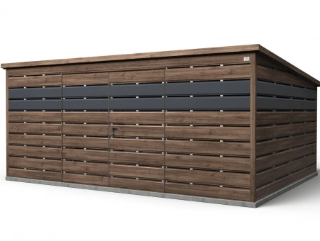 Šiukšlių konteinerių stoginė 12