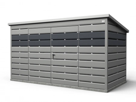 Šiukšlių konteinerių stoginė 14