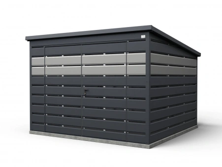 Šiukšlių konteinerių stoginė 10