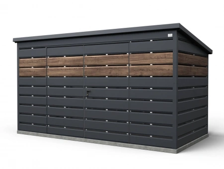 Šiukšlių konteinerių stoginė 9