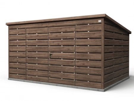 Šiukšlių konteinerių stoginė 11