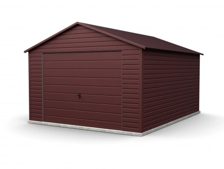 Skardinis garažas Premium 14