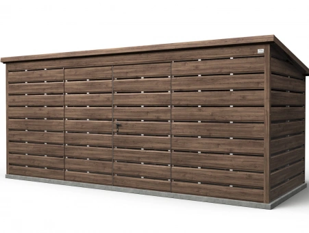 Šiukšlių konteinerių stoginė 11