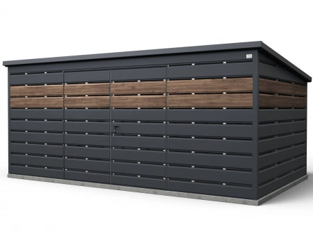 Šiukšlių konteinerių stoginė 11