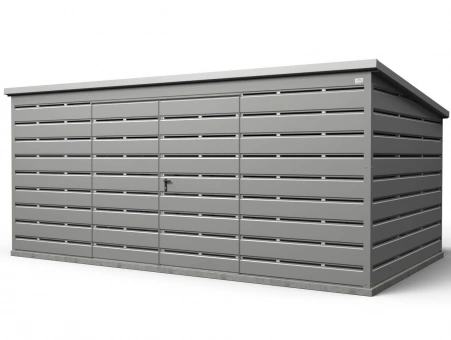 Šiukšlių konteinerių stoginė 4