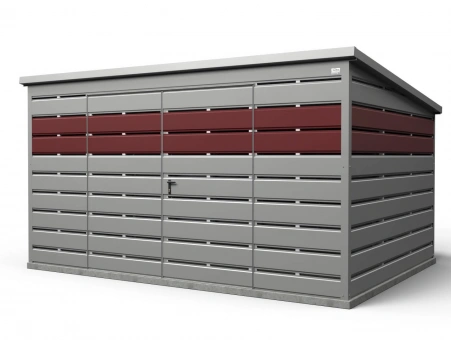 Šiukšlių konteinerių stoginė 13