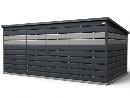 Šiukšlių konteinerių stoginė 12