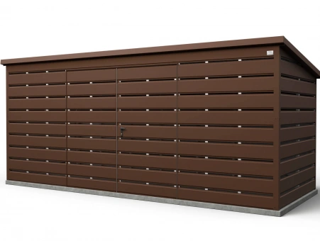 Šiukšlių konteinerių stoginė 8