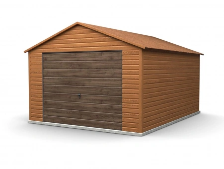 Skardinis garažas Premium 18