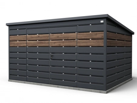 Šiukšlių konteinerių stoginė 9