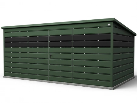 Šiukšlių konteinerių stoginė 15