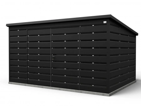 Šiukšlių konteinerių stoginė 8