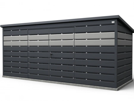 Šiukšlių konteinerių stoginė 10