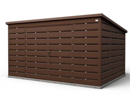 Šiukšlių konteinerių stoginė 7